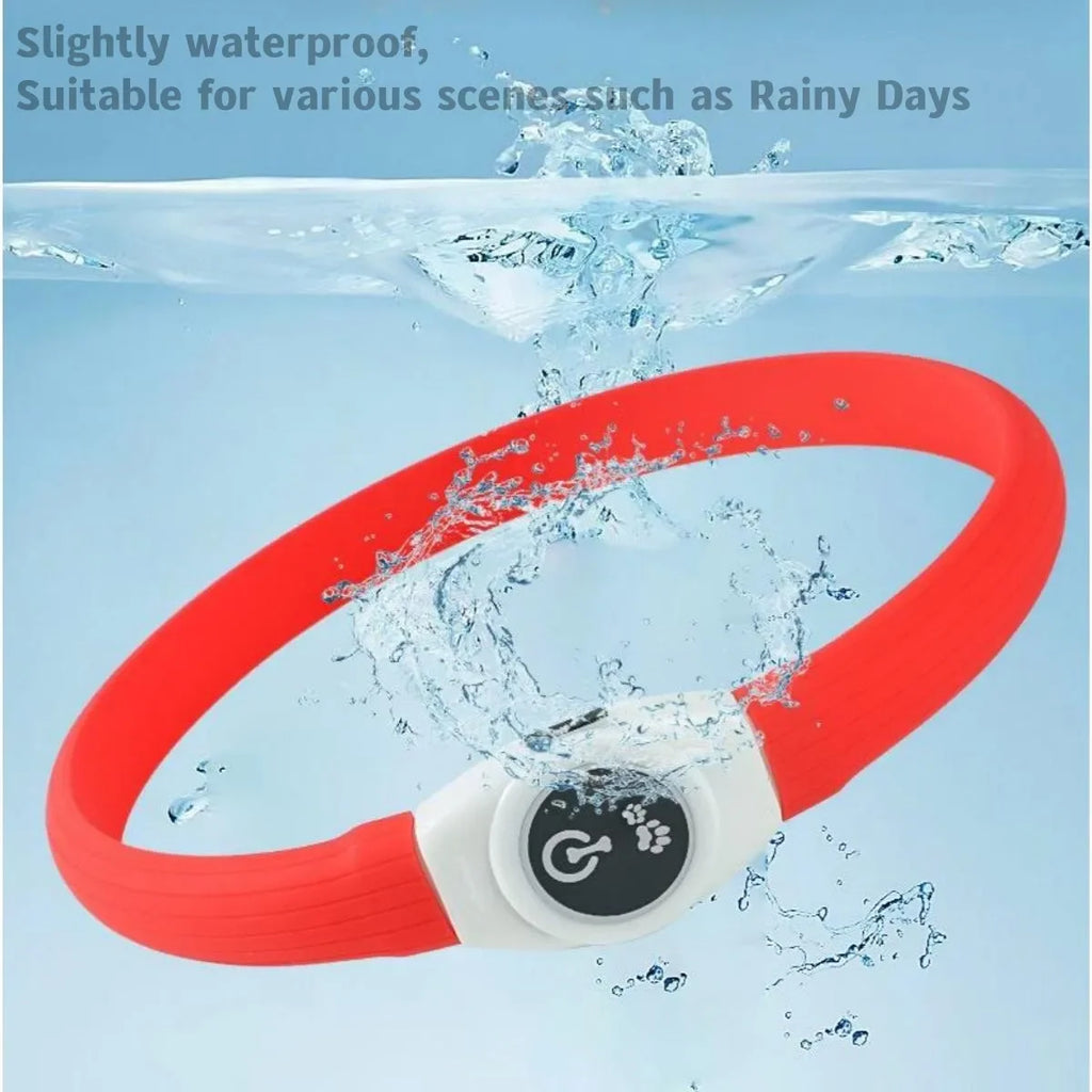 USB Rechargeable LED Waterproof Dog Collar