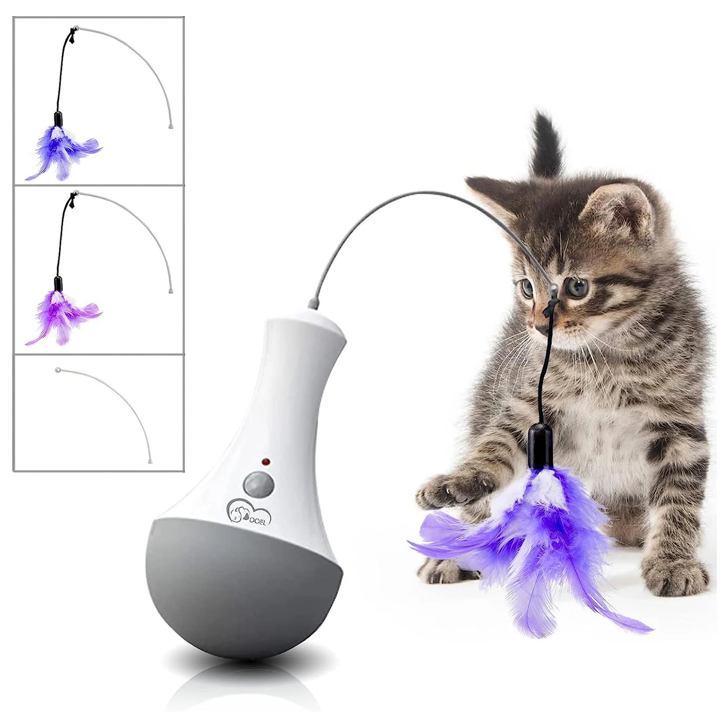 Interactive Feather Cat Toy