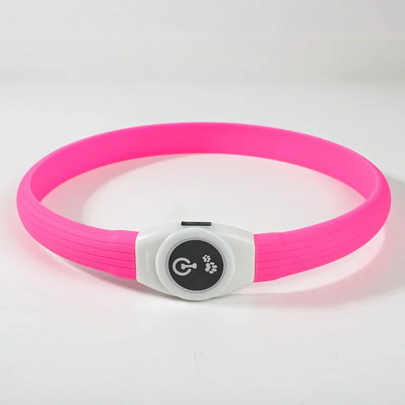 USB Rechargeable LED Waterproof Dog Collar
