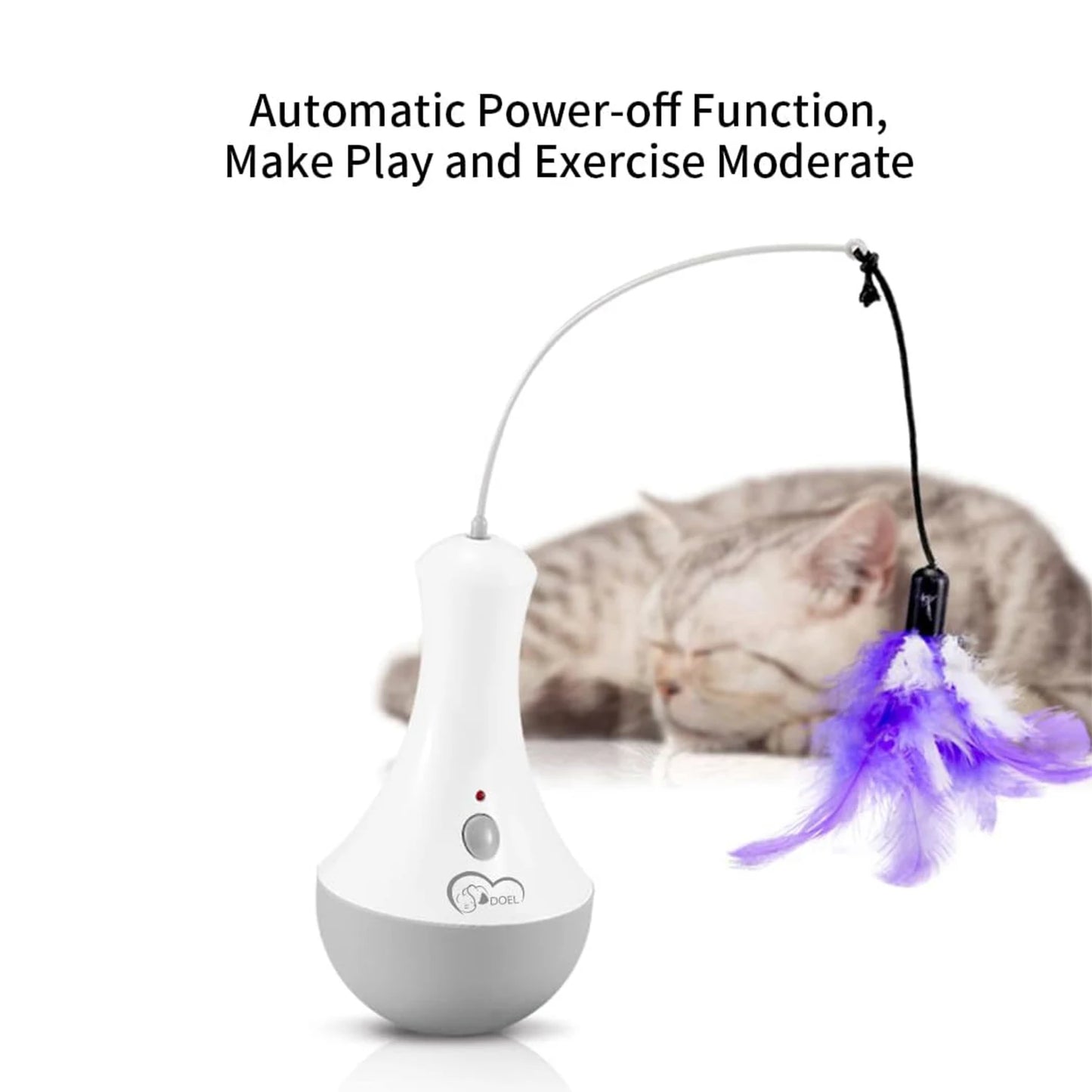 Interactive Feather Cat Toy